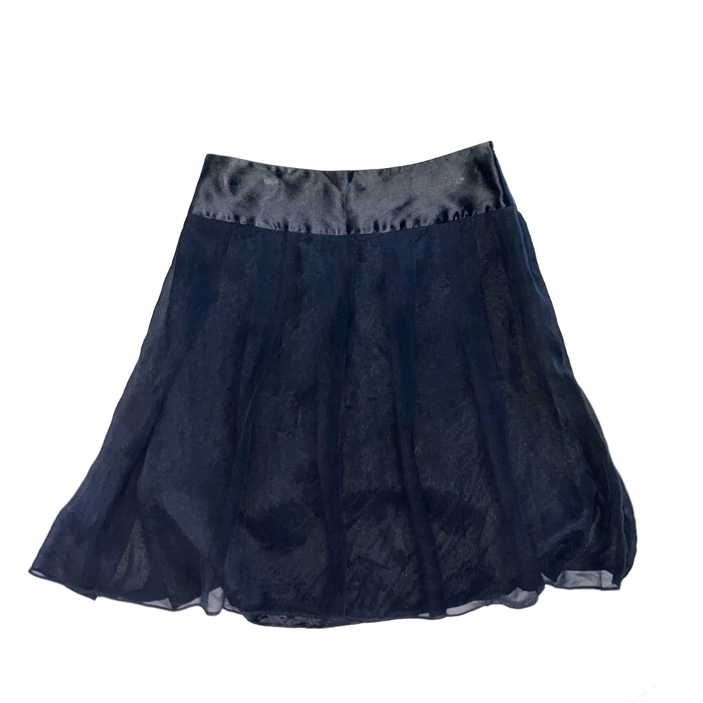 Women’s Banana Republic Black Silk Flowy Skirt